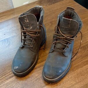 Frye Men's Brown Leather Boots Size 11